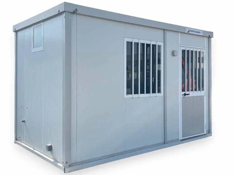 Box prefabbricato 4 m | wc, lavabo e doccia | altezza interna 240 cm 1 Box prefabbricato 4 m