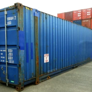 container 45 piedi High Cube usato blu