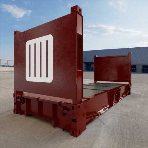 Container 20 piedi flat rack nuovo – piattaforma per carichi voluminosi e nautica 2 Container 20 piedi flat rack nuovo – piattaforma per carichi voluminosi e nautica - immagine 2