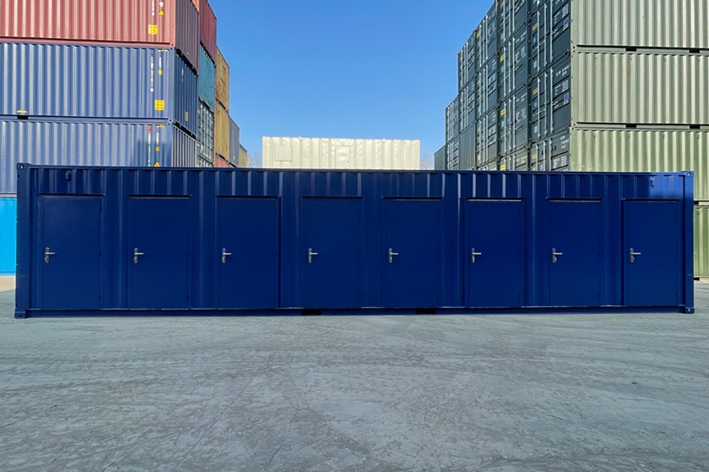 Container marittimo 40 piedi hc 8 porte | standard iso – certificato csc 1 Container marittimo 40 piedi hc 8 porte