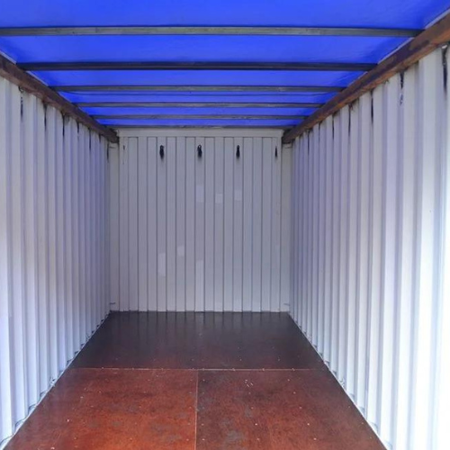 Container 20 piedi open top – box con tetto apribile e telone rimovibile 2 Container 20 piedi open top – box con tetto apribile e telone rimovibile - immagine 2