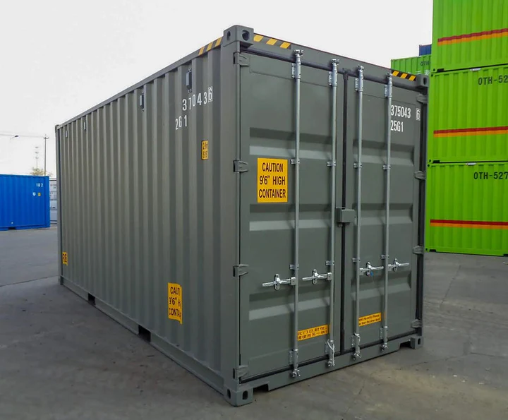 Container high cube 20 piedi | doppia porta bilaterale | standard iicl 1 Container high cube 20 piedi doppia porta