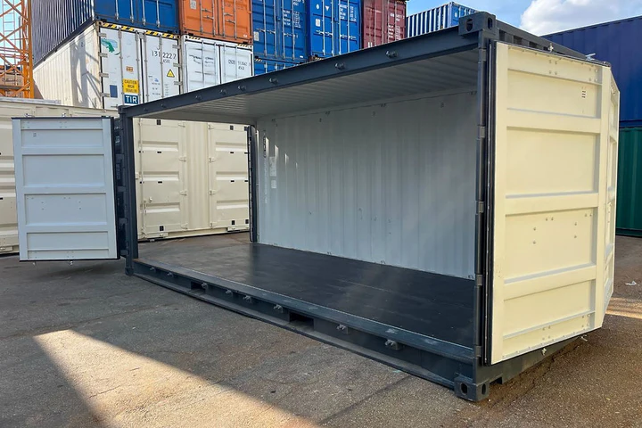 Container marittimo 20 piedi | porta laterale integrale | standard iicl 6 3 Container marittimo 20 piedi | porta laterale integrale | standard iicl 6 - immagine 3