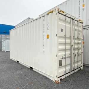 container marittimo 20 piedi High Cube Bianco